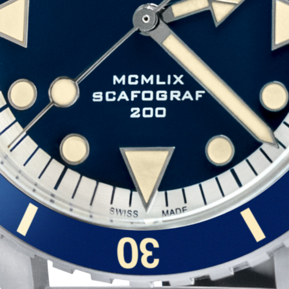 Eberhard & Co SCAFOGRAF 200 MCMLIX Blau 41047.04 CA2C