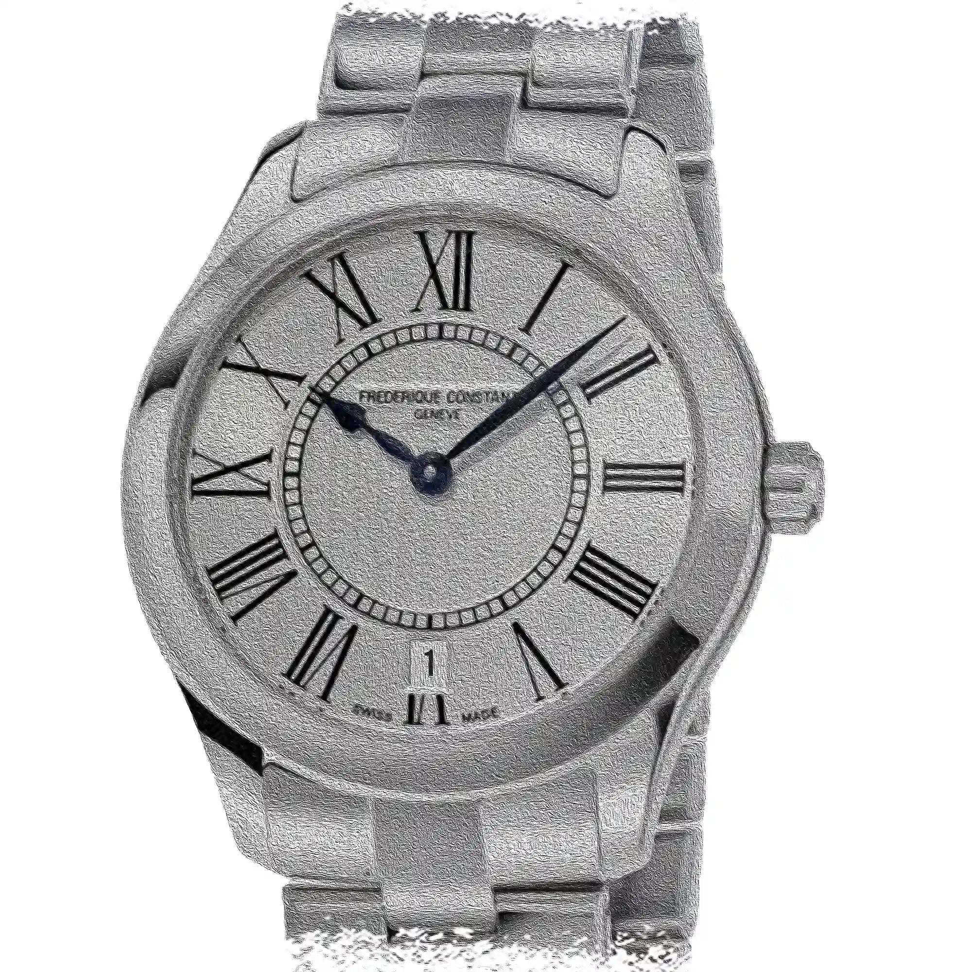 Frederique Constant Classics Quarz Silber