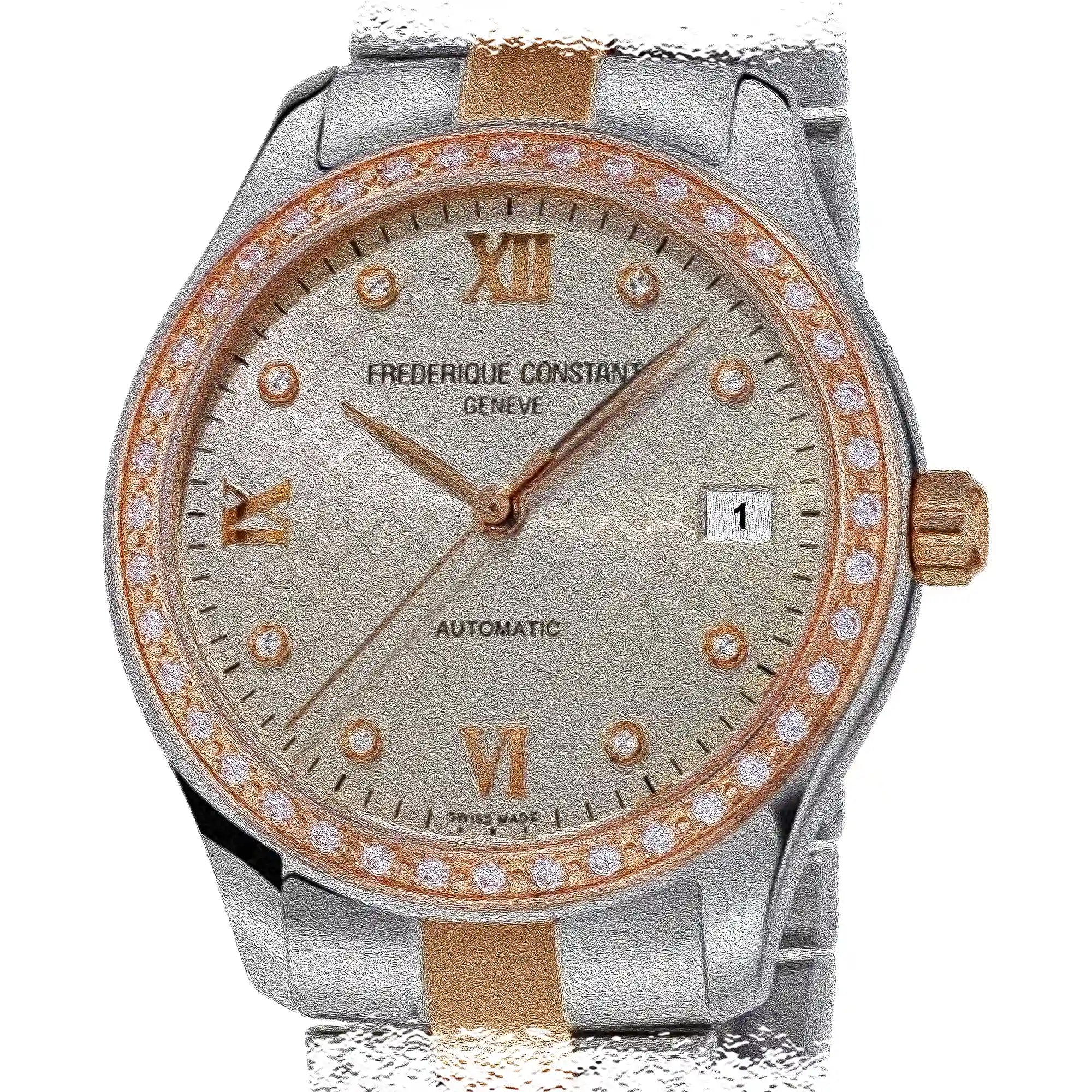 Frederique Constant DamenuhrAutomatik Grau