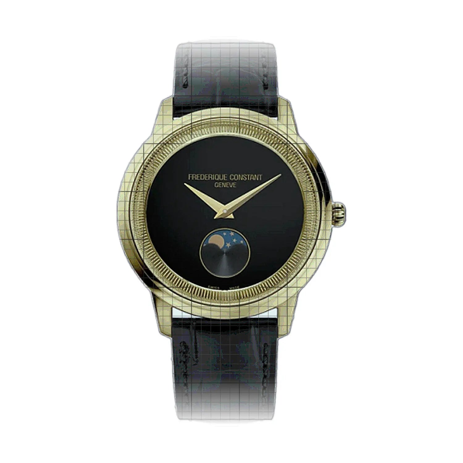 Frederique Constant Classics Moneta Moonphase 37mm Black