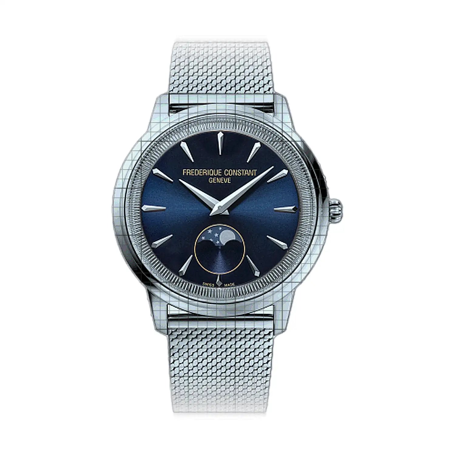 Frederique Constant Classics Moneta Moonphase 37mm Blue