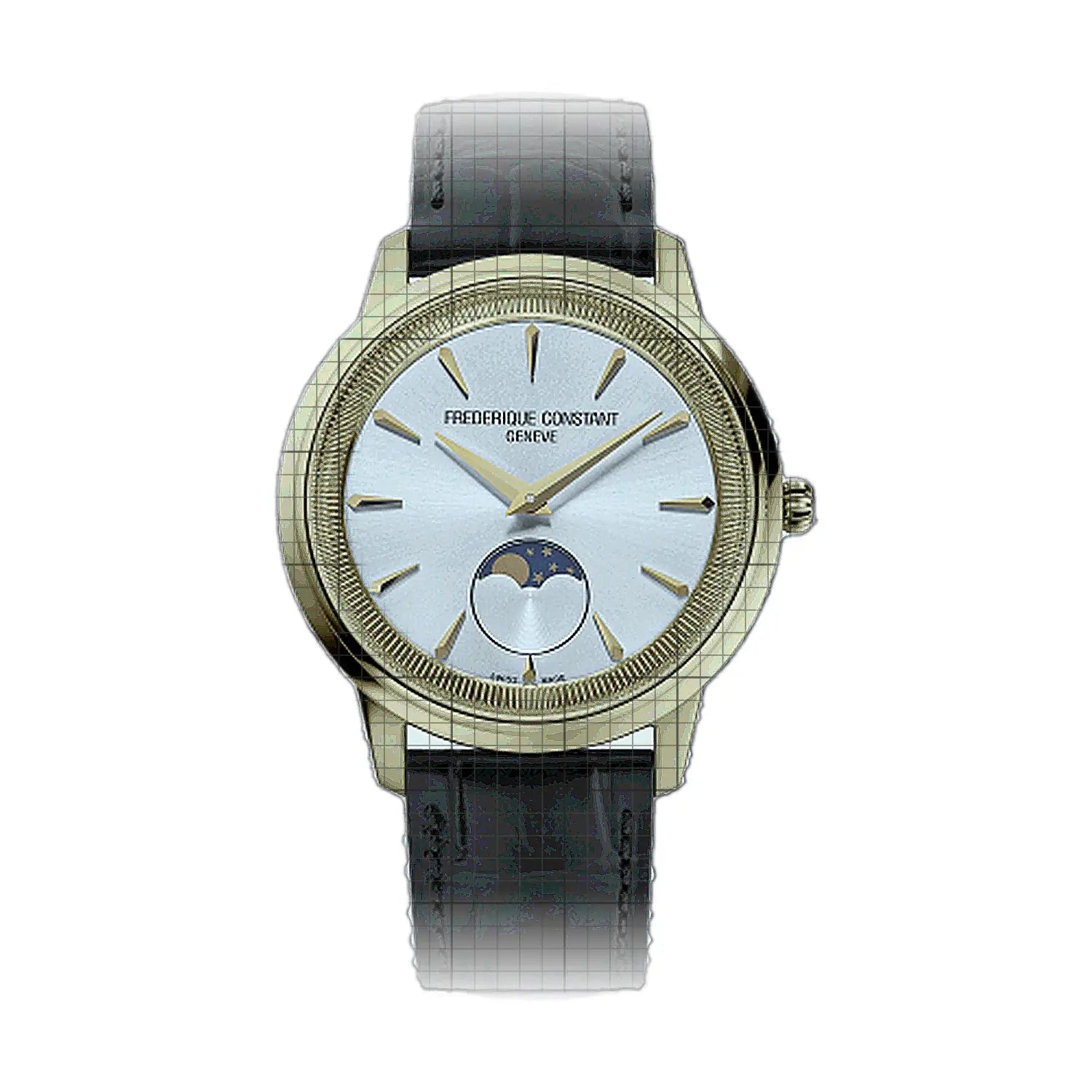 Frederique Constant Classics Moneta Moonphase 37mm Silver
