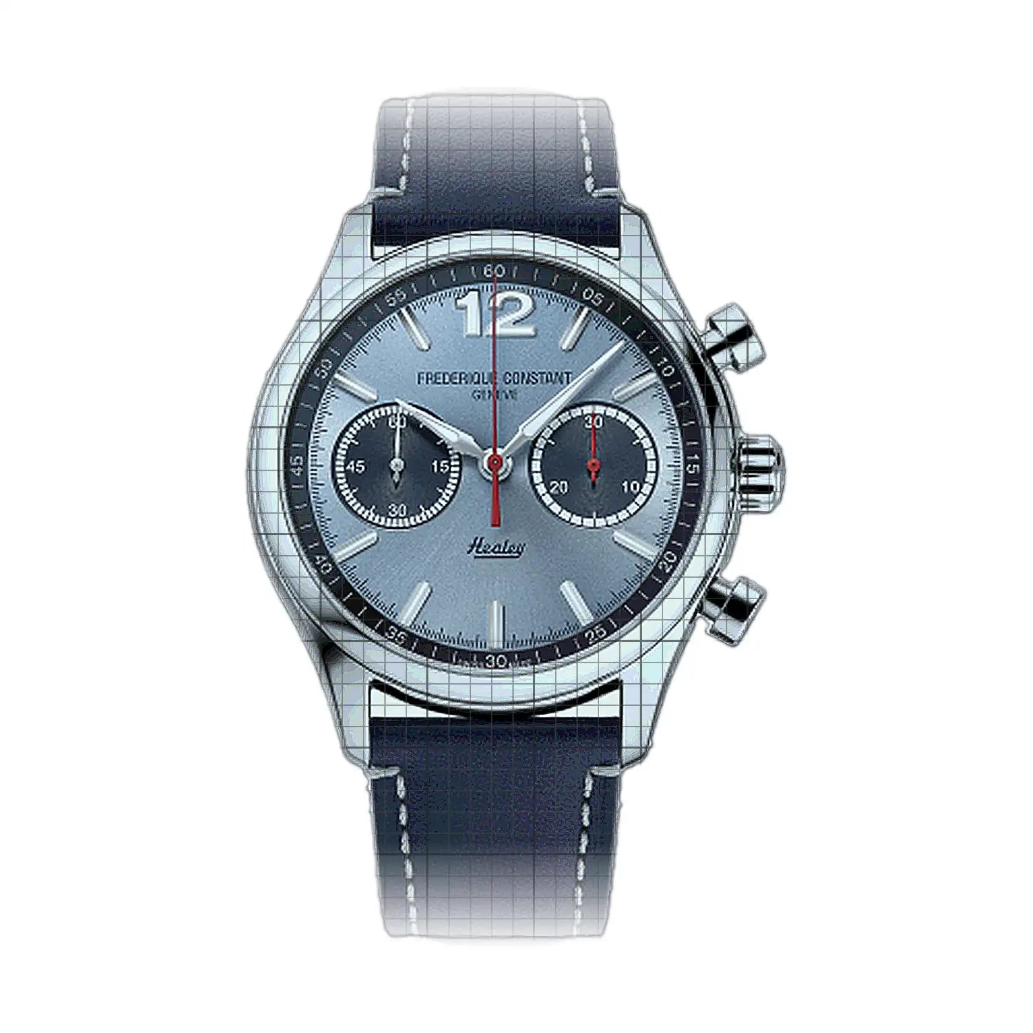 Frederique Constant Classics Vintage Rally Healy Chronograph Automatic 42mm Blue