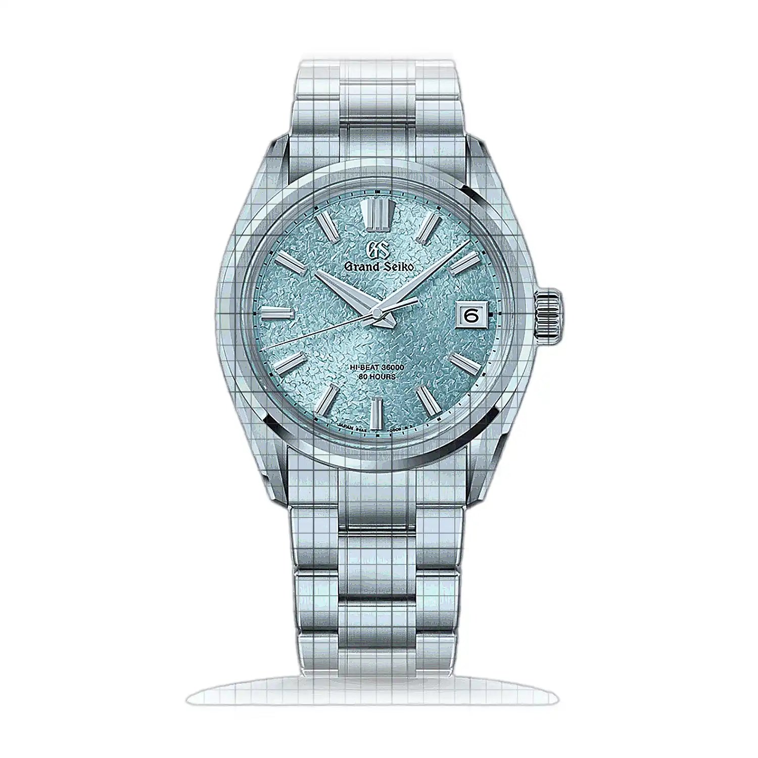 Grand Seiko Evo 9 Genbi Valley SLGH035 Turquoise Dial Stainless steel 40mm Watch