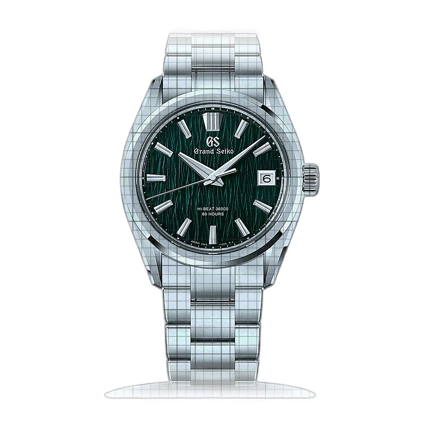 Grand Seiko Evo 9 Green Birch SLGH033 Green Dial Stainless steel 40mm Watch