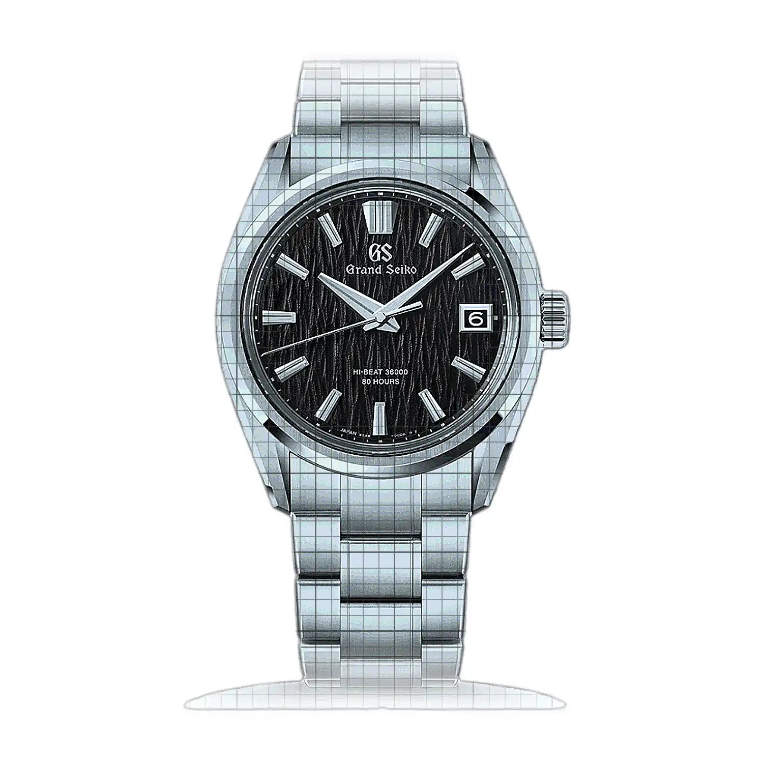 Grand Seiko Evo 9 Night Birch SLGH029 Black Dial Titanium 40mm Watch