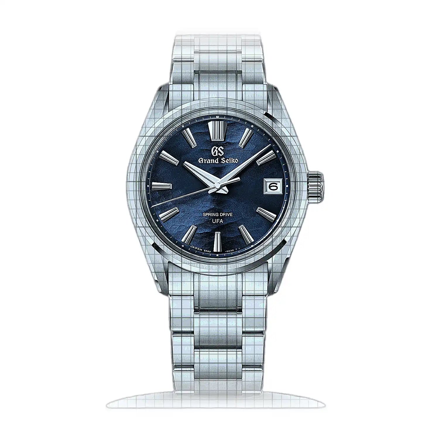 Grand Seiko Evo 9 U.F.A. Lake Suwa 37 SLGB015 Blue Dial Stainless steel 37mm Watch