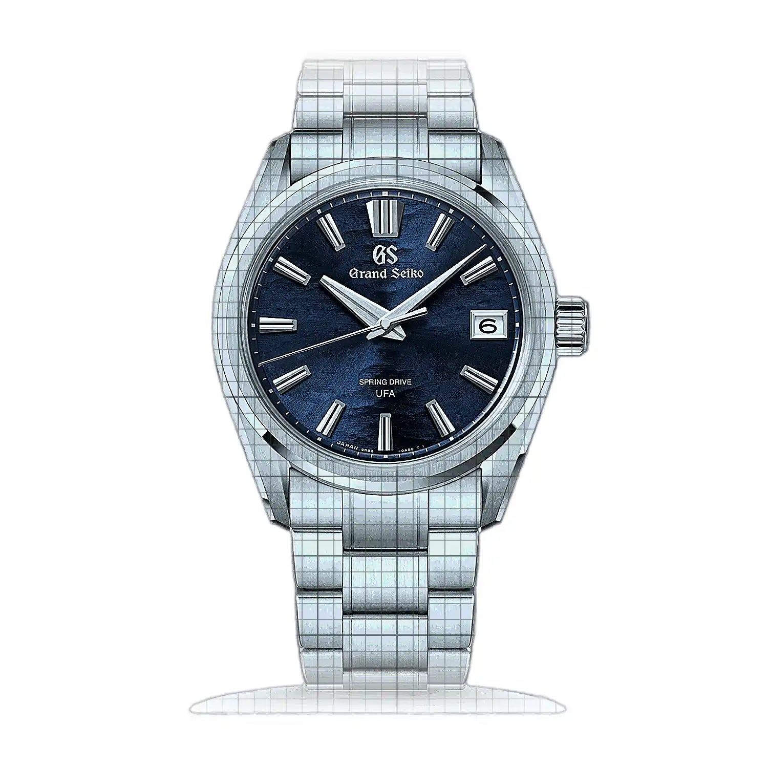 Grand Seiko Evo 9 U.F.A. Lake Suwa 40 SLGB013 Blue Dial Stainless steel 40mm Watch