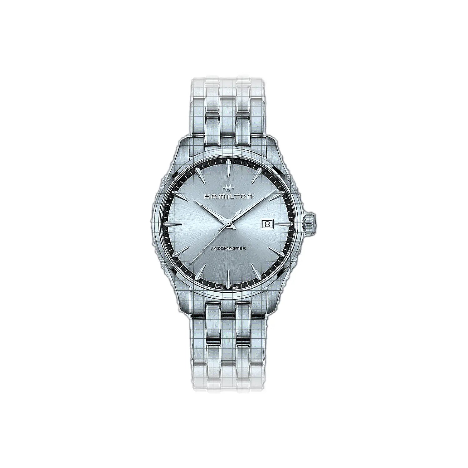 Hamilton Jazzmaster Gent Quartz 40mm Silver