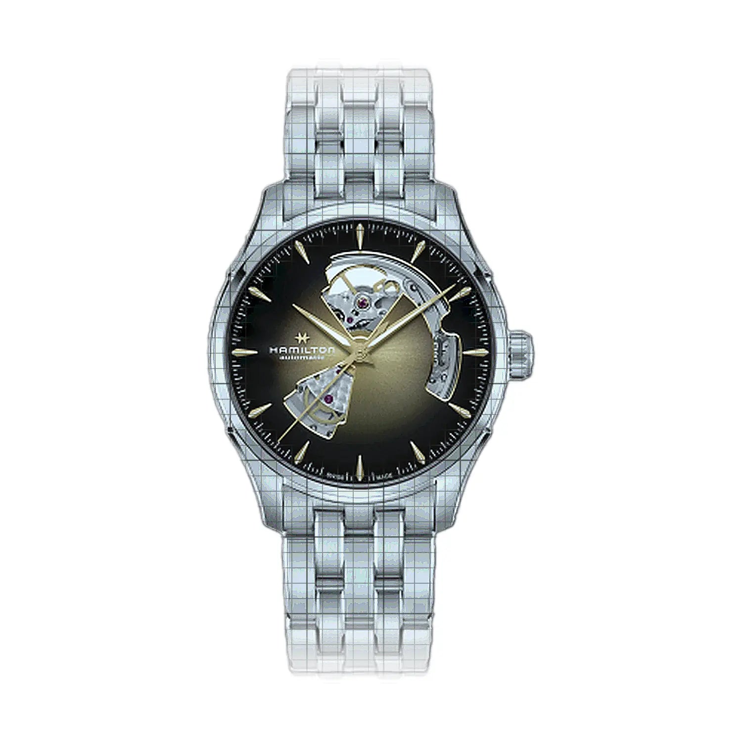 Hamilton Jazzmaster Open Heart Auto 40mm Champagne