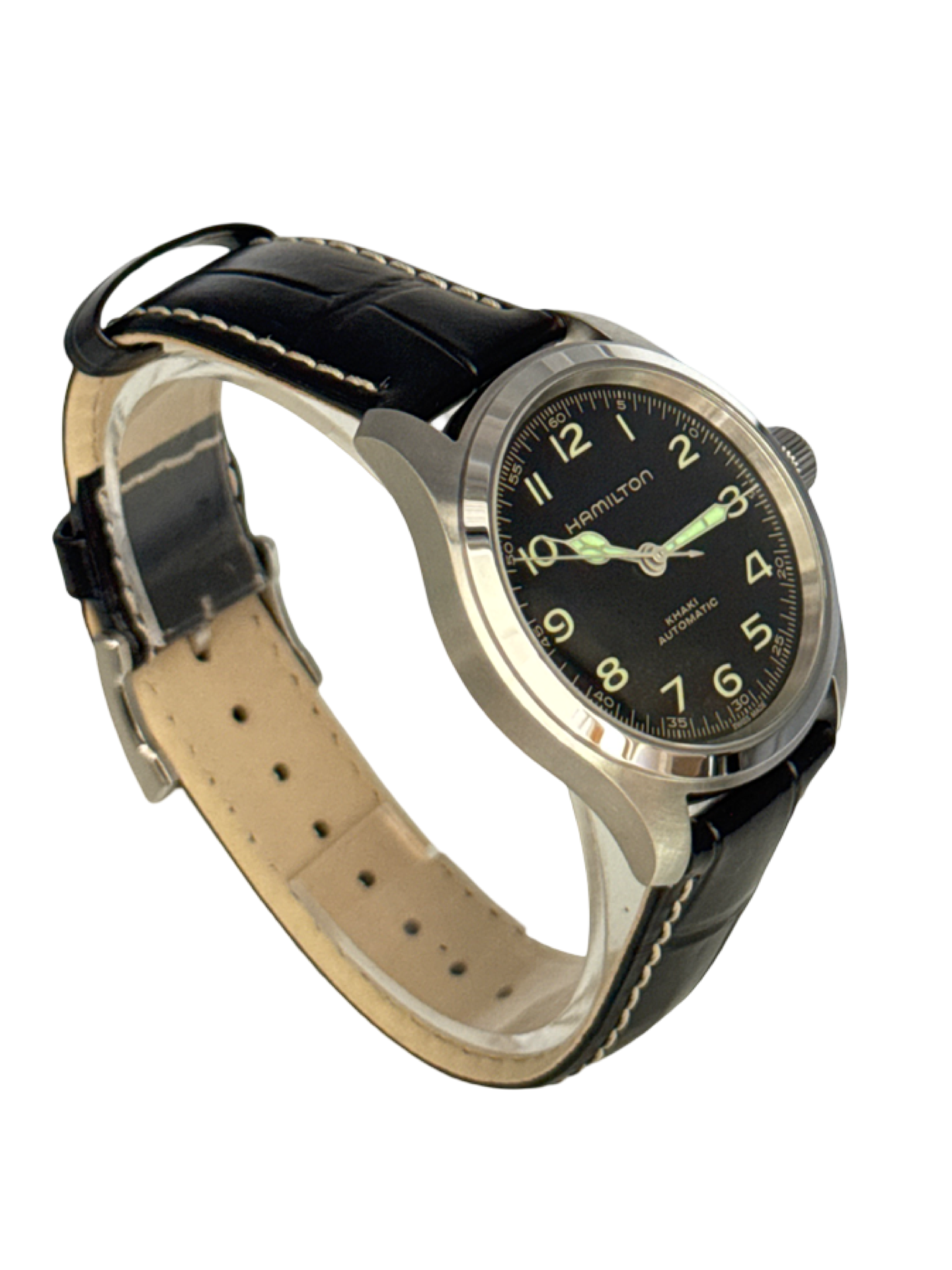 Hamilton Khaki Field Automatic Zwart 38 mm