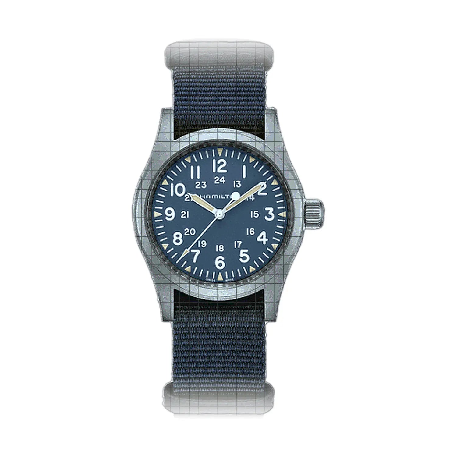 Hamilton Khaki Field Mechanical 38mm Blue