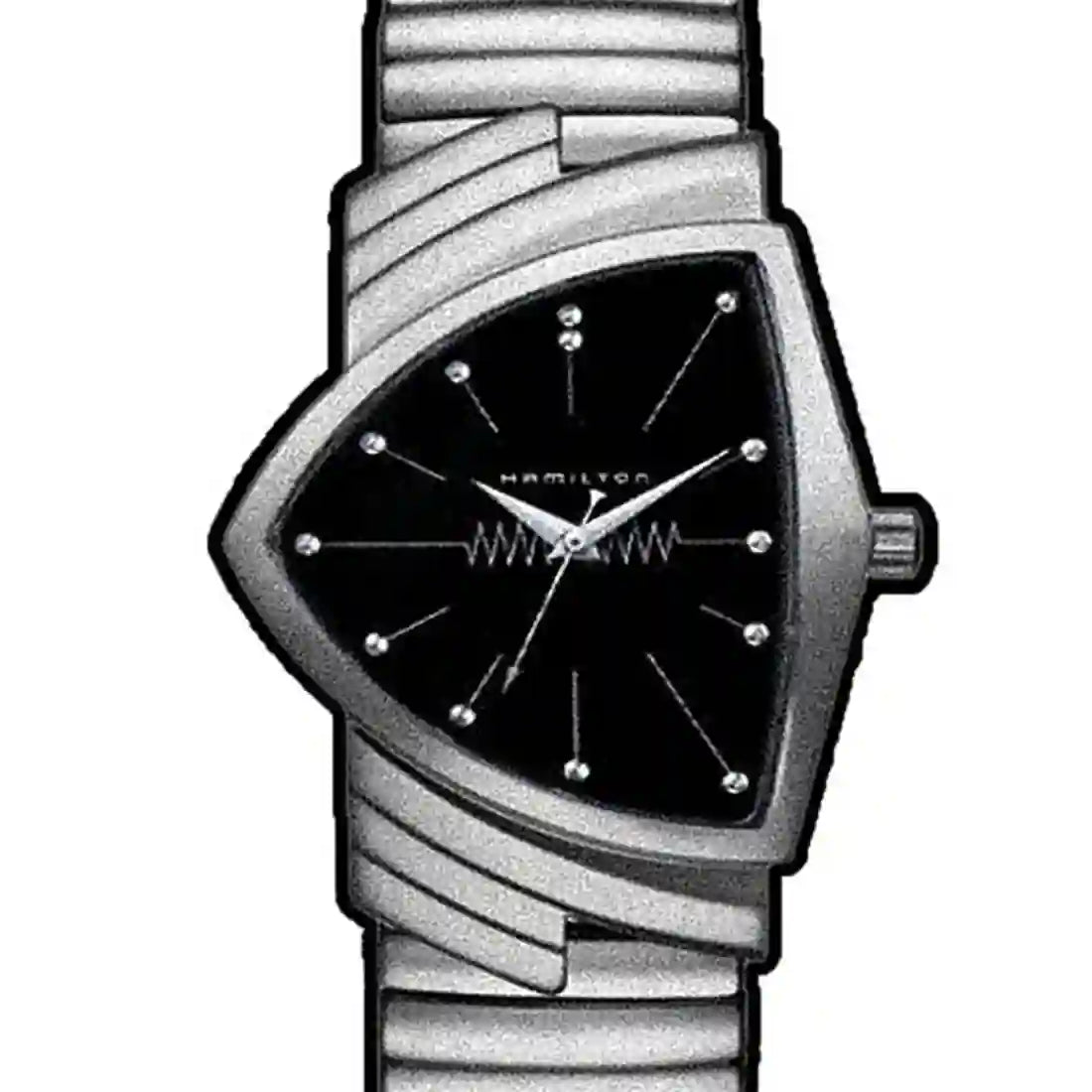 HAMILTON Ventura Quartz Black 50mm