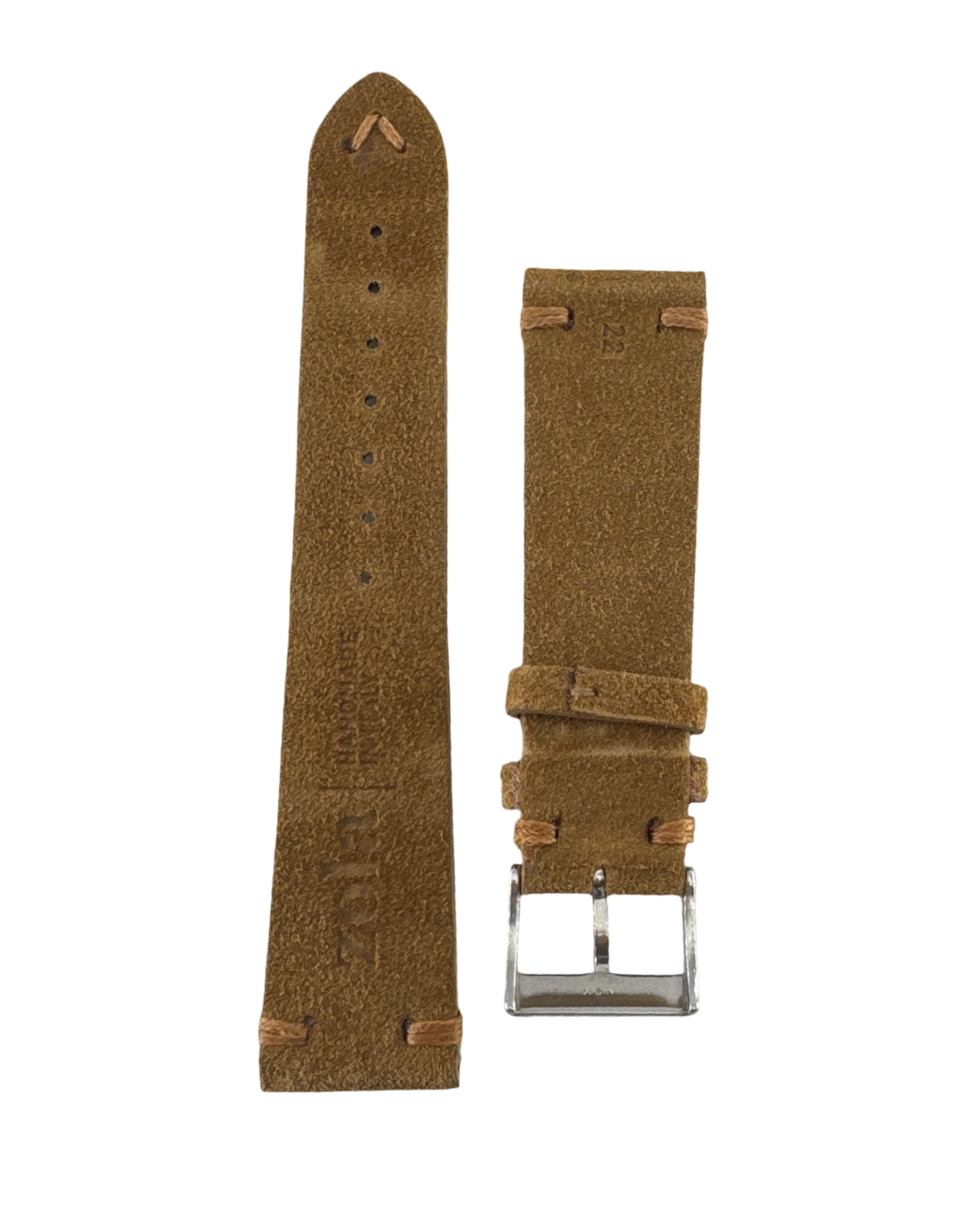 Montredo Made in Italy Genuine Leather Calf Watch Strap – Light Brown