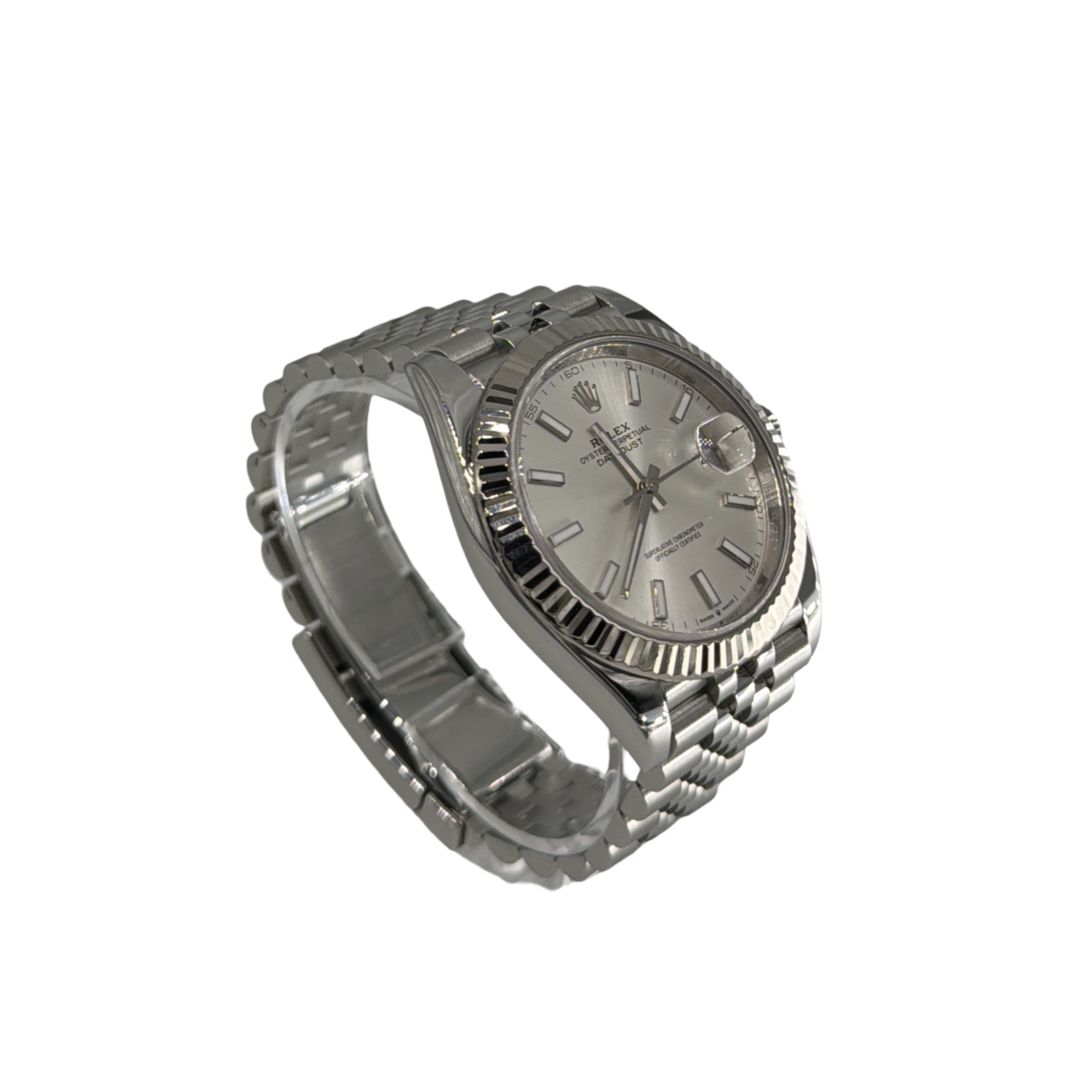 Rolex Datejust Silver 41mm CPO 2024
