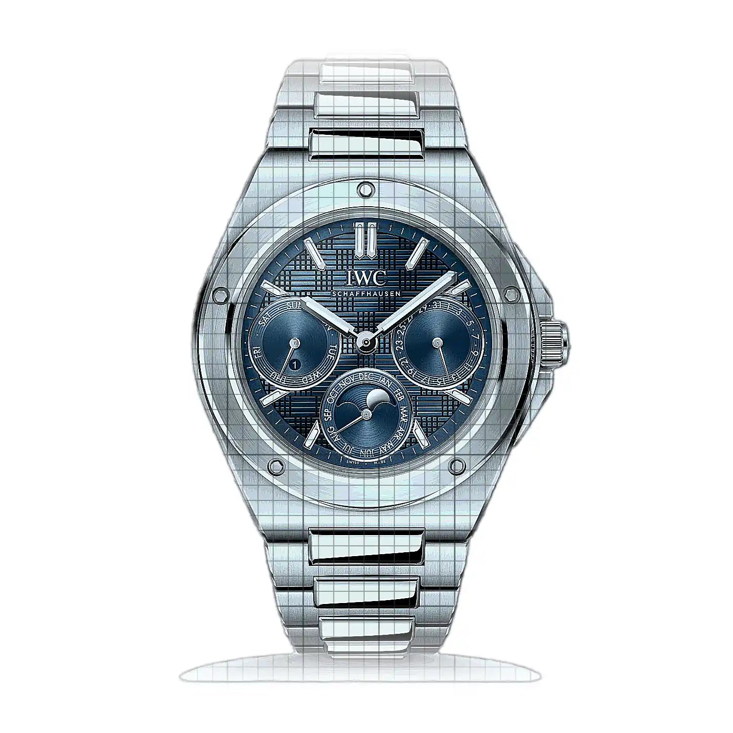 IWC Ingenieur Perpetual Calendar 40mm Blue