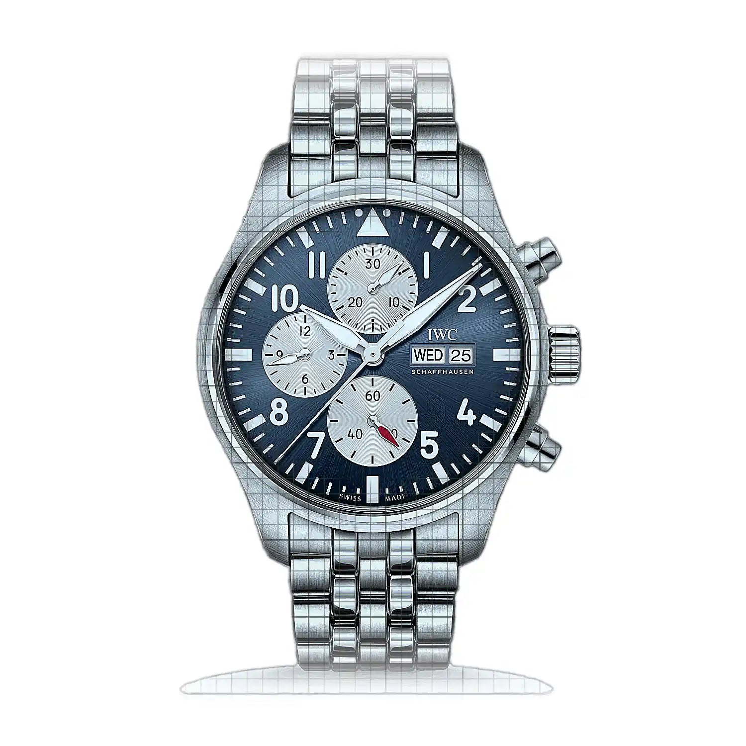 IWC Pilot’s Watch Chronograph Laureus IW378010 Blue Dial Stainless steel 43mm Watch