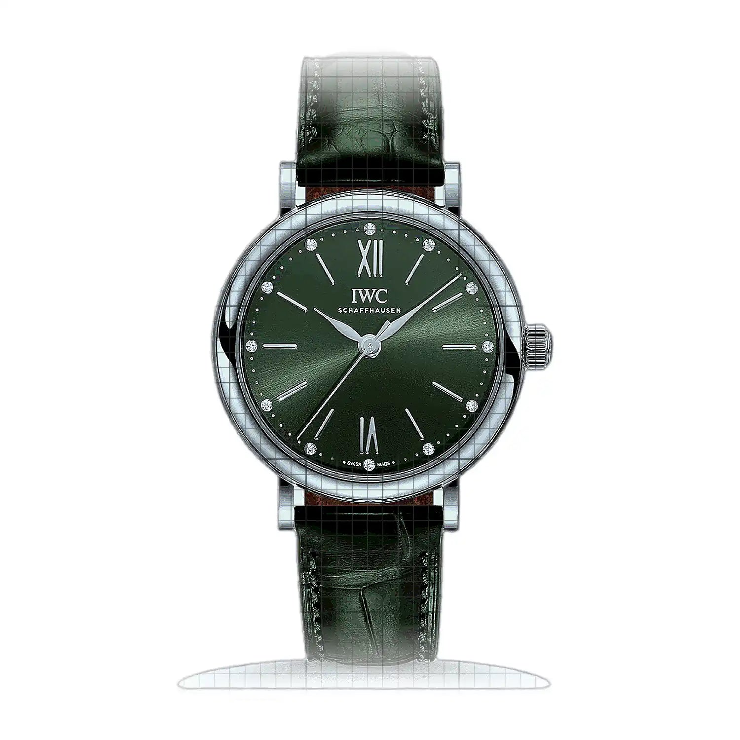 IWC Portofino Automatic 34 IW357405 Green Dial Stainless steel 34mm Watch
