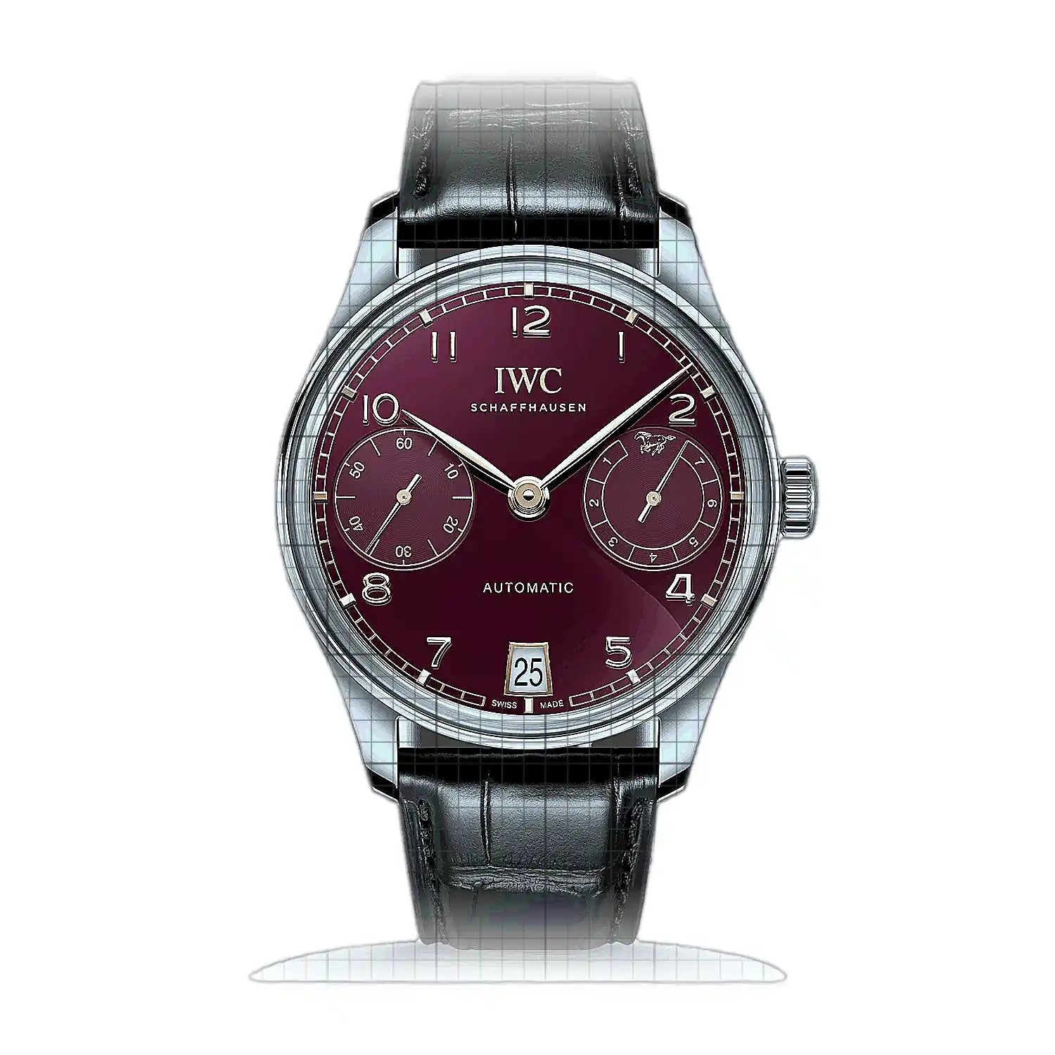 IWC Portugieser Automatic IW501709 Red Dial Stainless steel 42mm Watch