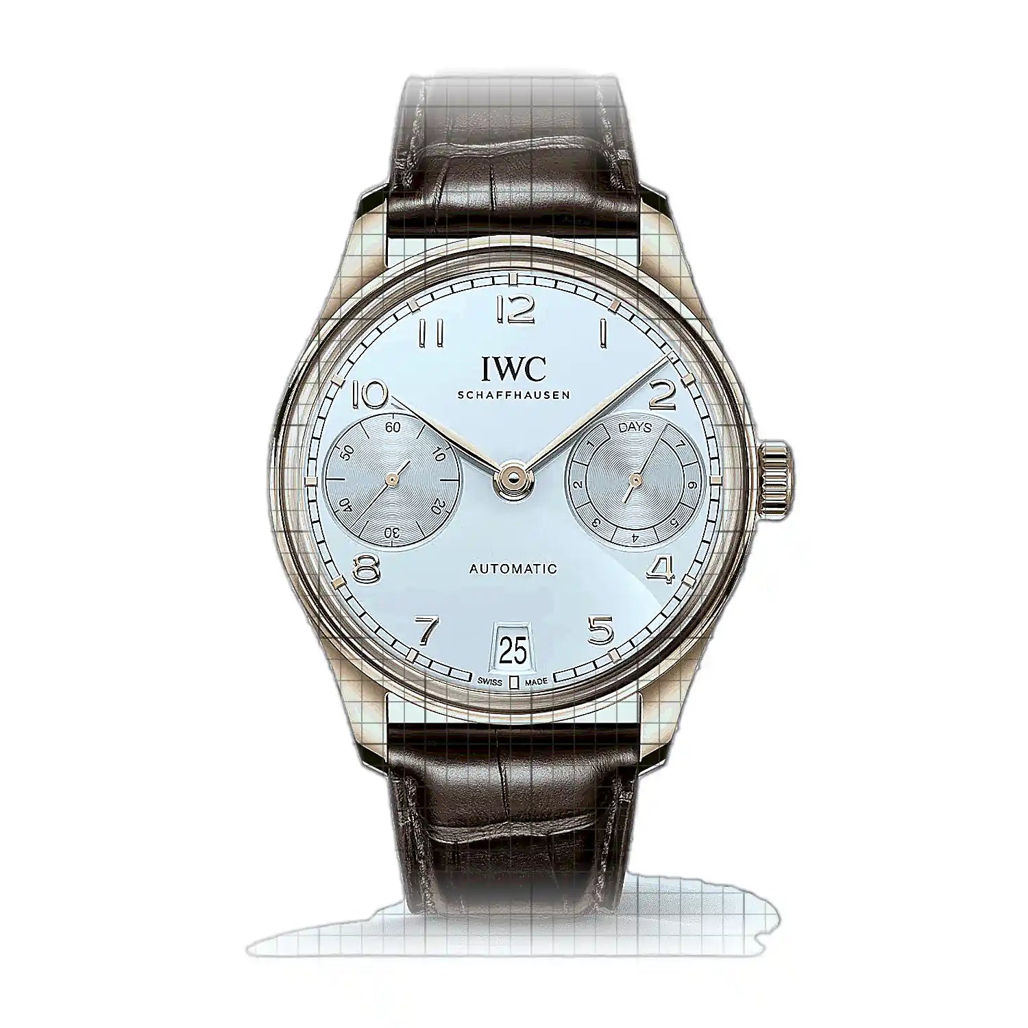 IWC Portugieser Automatic 42 IW501706 Silver Dial Rose gold 42mm Watch