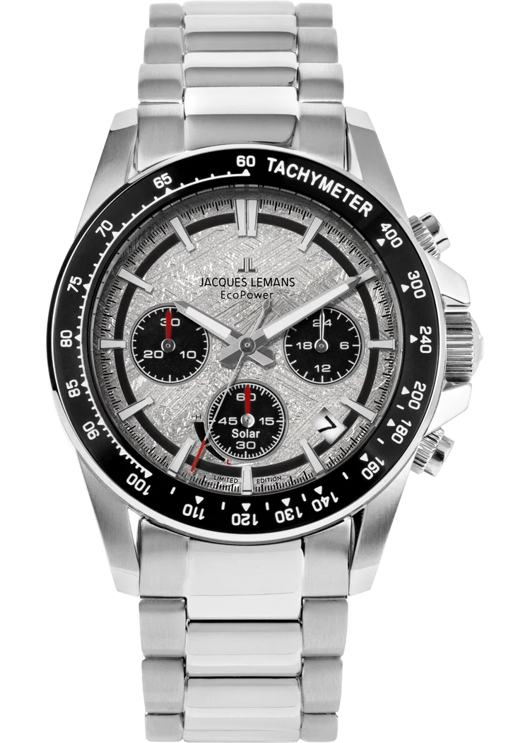 Jacques Lemans Eco Power Silver 42 mm Limited Edition