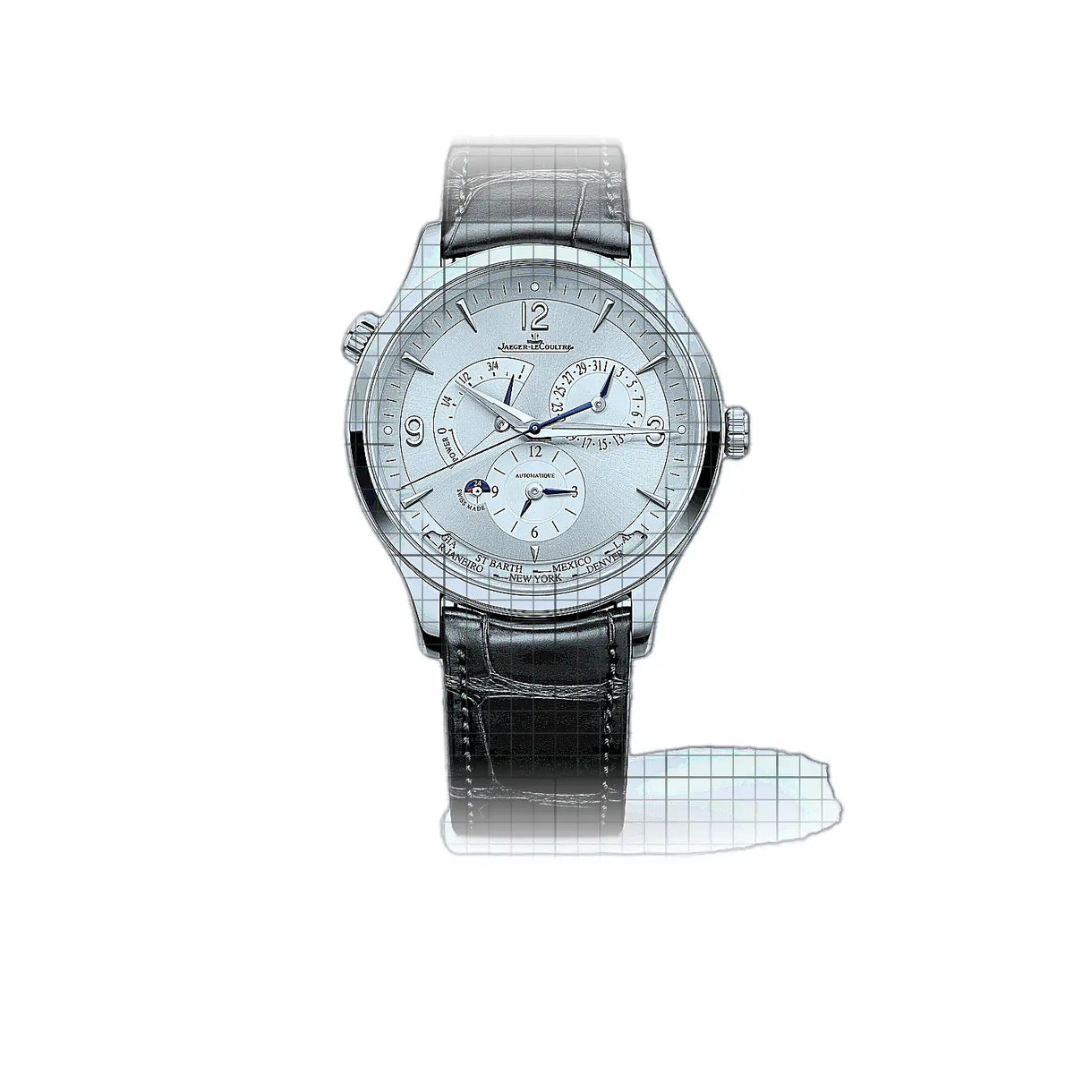 Jaeger-LeCoultre Master Control 4128421 Silber Zifferblatt Edelstahl 40mm Uhr