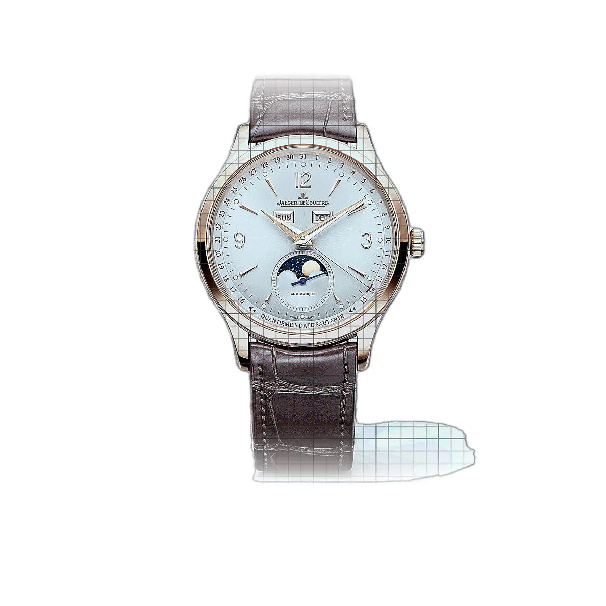 Jaeger-LeCoultre Master Control 4142520 Silber Zifferblatt Roségold 40mm Uhr