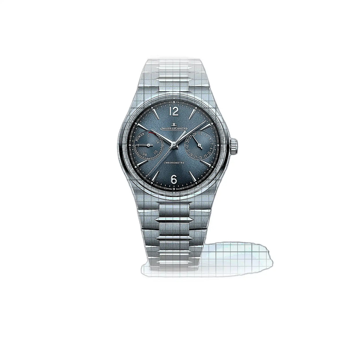 Montre Jaeger-LeCoultre Master Control 4168120, cadran bleu, acier inoxydable 39mm