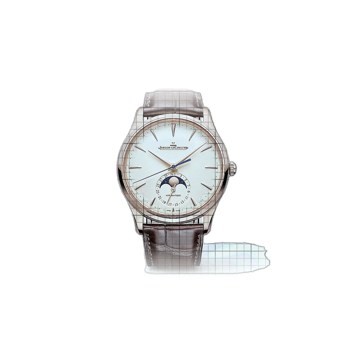 Jaeger-LeCoultre Master Ultra Thin 1362510 Beige Zifferblatt Roségold 39mm Uhr