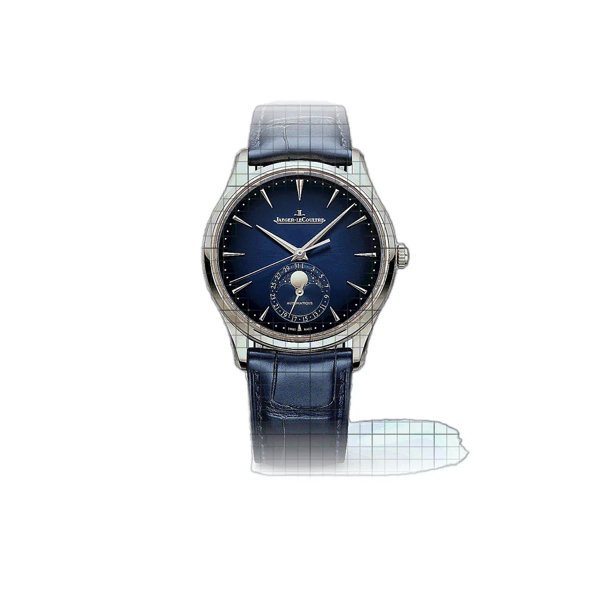 Jaeger-LeCoultre Master Ultra Thin 1362580 mit blauem Zifferblatt Roségold 39mm Uhr
