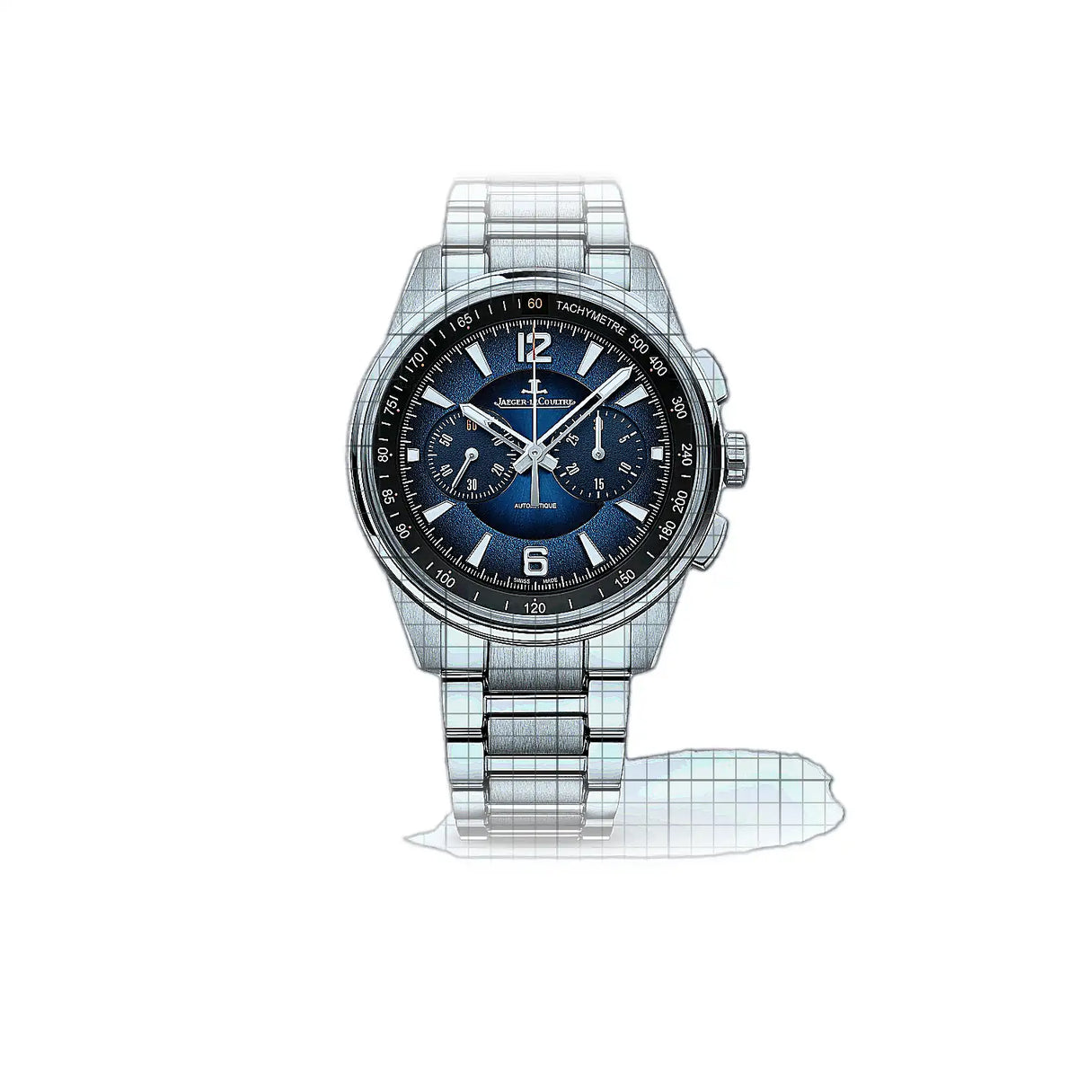Jaeger-LeCoultre Polaris 9028181 Blaues Zifferblatt, Edelstahl, 42 mm Uhr