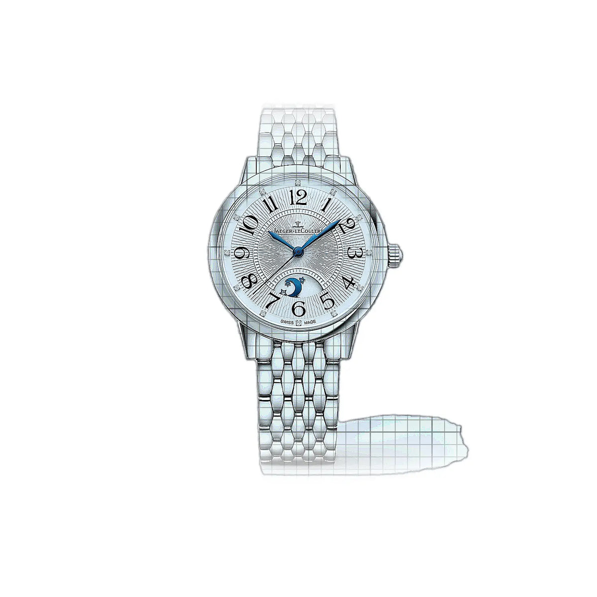 Jaeger-LeCoultre Rendez-Vous 3448111 Silver Dial Stainless steel 34mm Watch