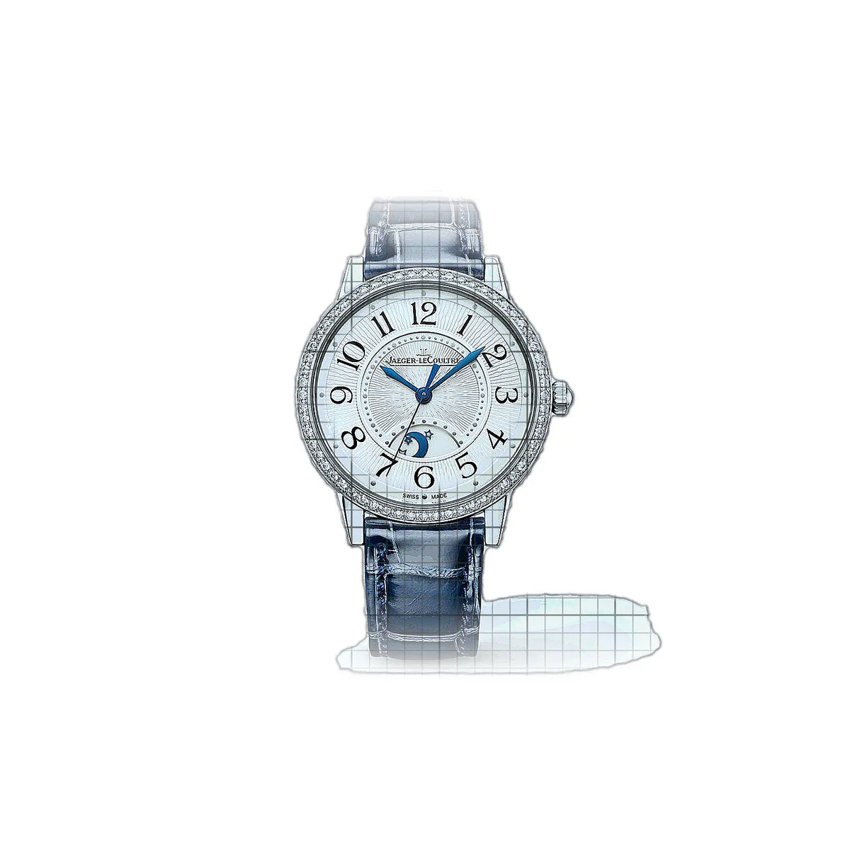Jaeger-LeCoultre Rendez-Vous 3448431 Horloge met witte wijzerplaat, roestvrij staal, 34 mm