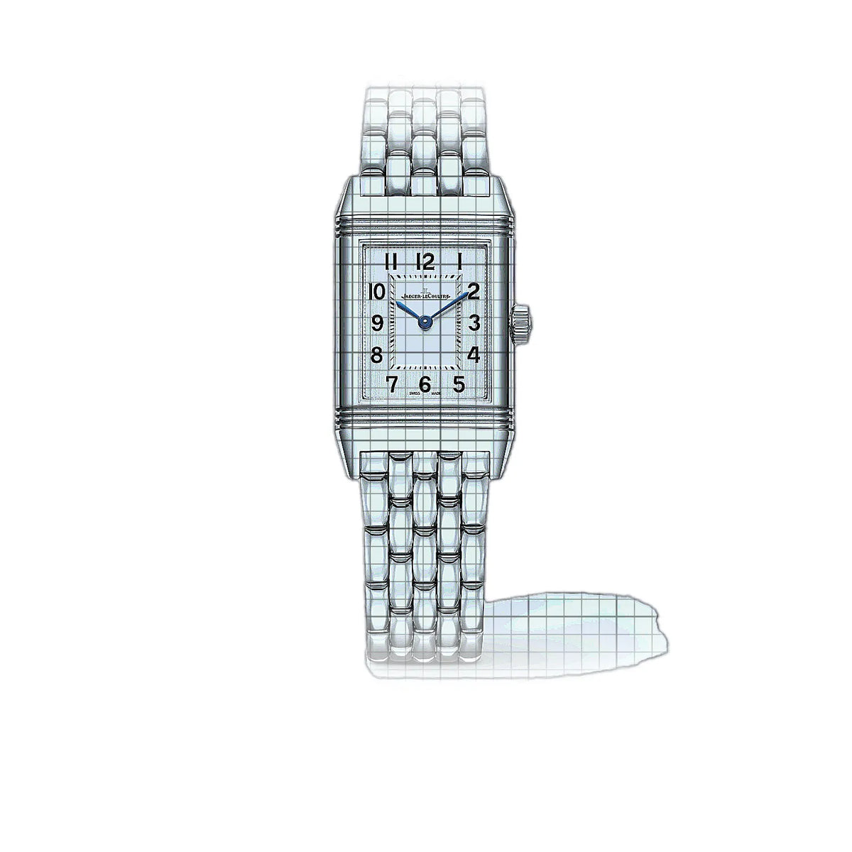 Jaeger-LeCoultre Reverso 2618141 Silver Dial Stainless steel 35mm Watch