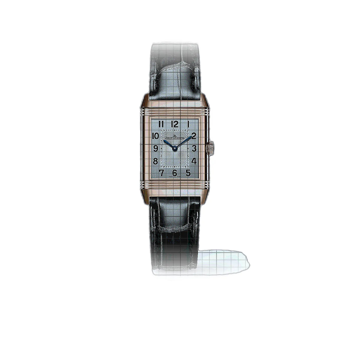 Montre Jaeger-LeCoultre Reverso 2662430 à cadran argenté Or rose, 34 mm