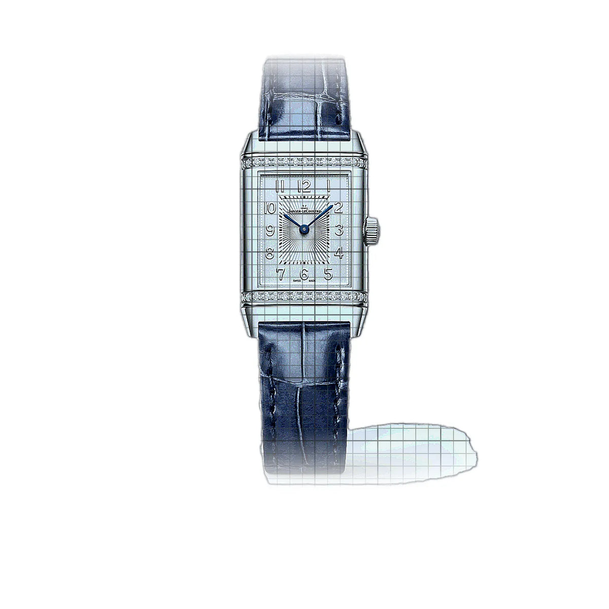 Jaeger-LeCoultre Reverso 2668423 Horloge met zilveren wijzerplaat, roestvrij staal, 21 mm