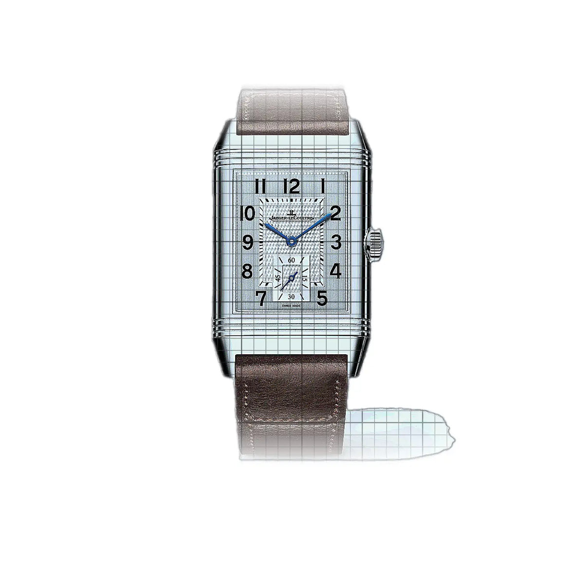 Jaeger-LeCoultre Reverso 3848423 Silver Dial Stainless steel 47mm Watch