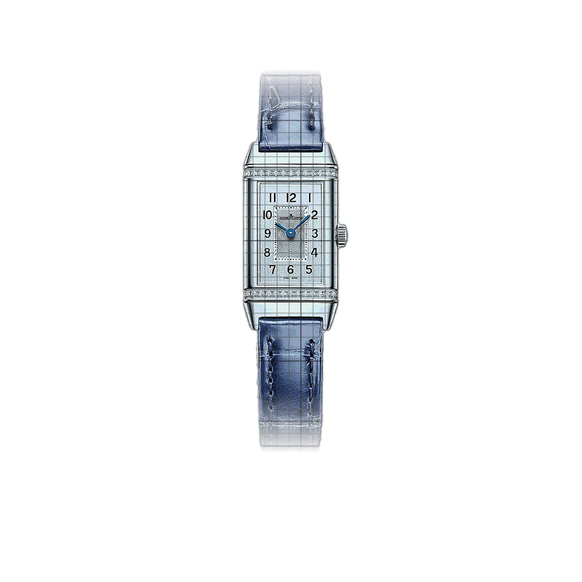 Jaeger-LeCoultre Reverso 3878560 Horloge met zilveren wijzerplaat, roestvrij staal, 32 mm