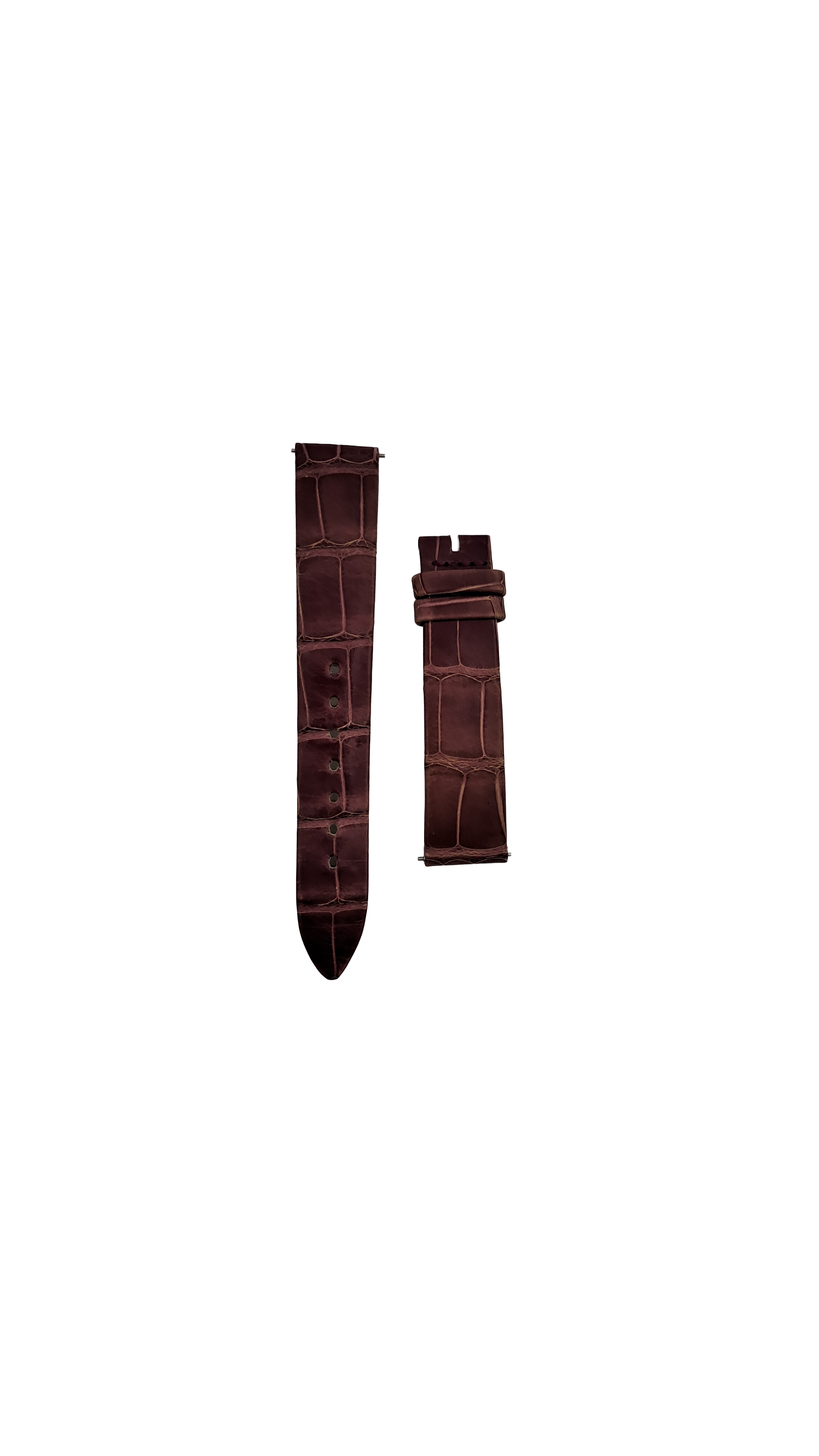 Jaeger-LeCoultre Alligator Watch Strap – Carmine Red & Purple