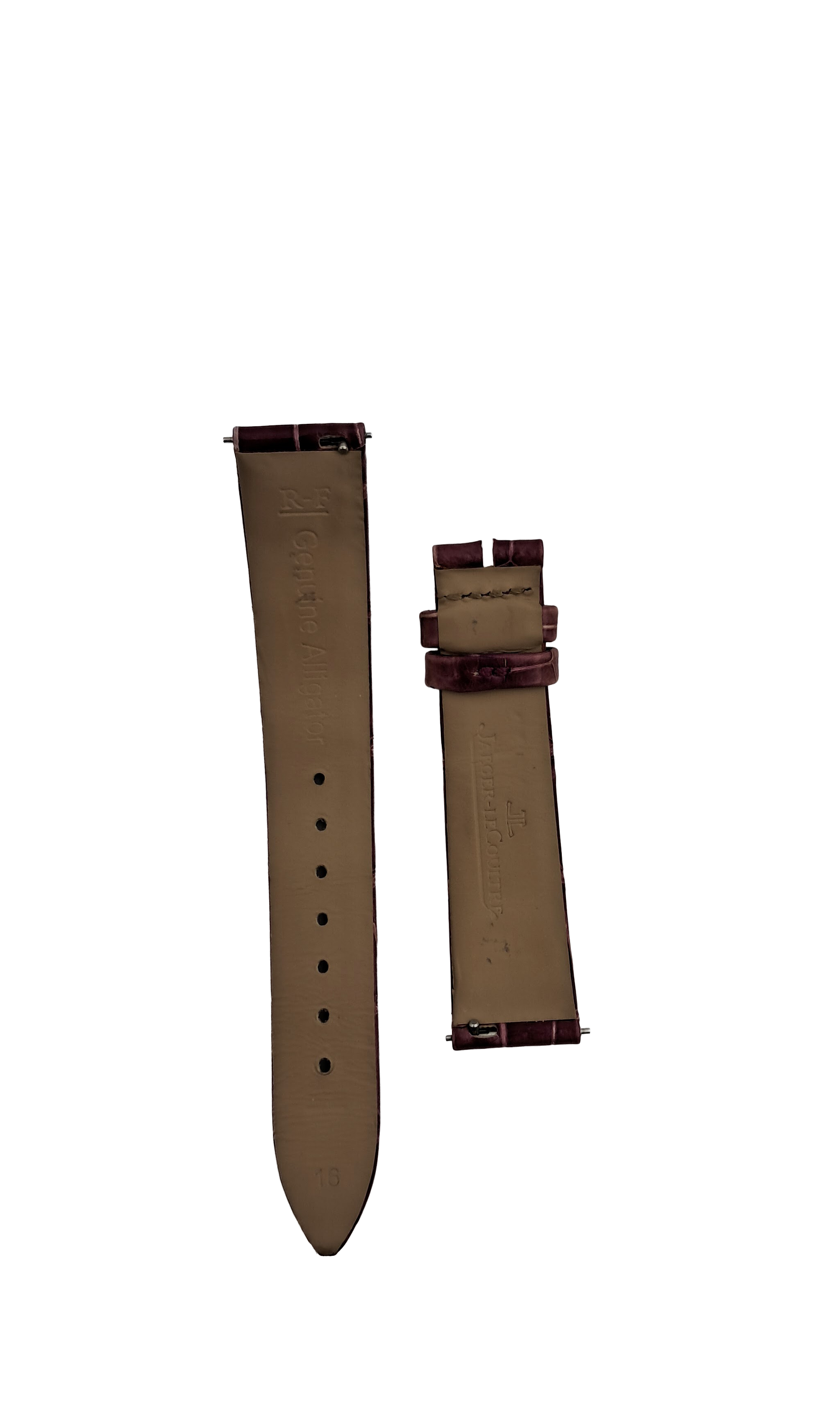 Jaeger-LeCoultre Alligator Watch Strap – Carmine Red & Purple