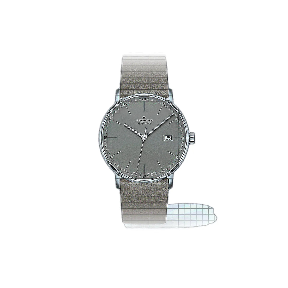 Junghans Form 027/4832 Brown Dial Stainless steel 39mm Watch