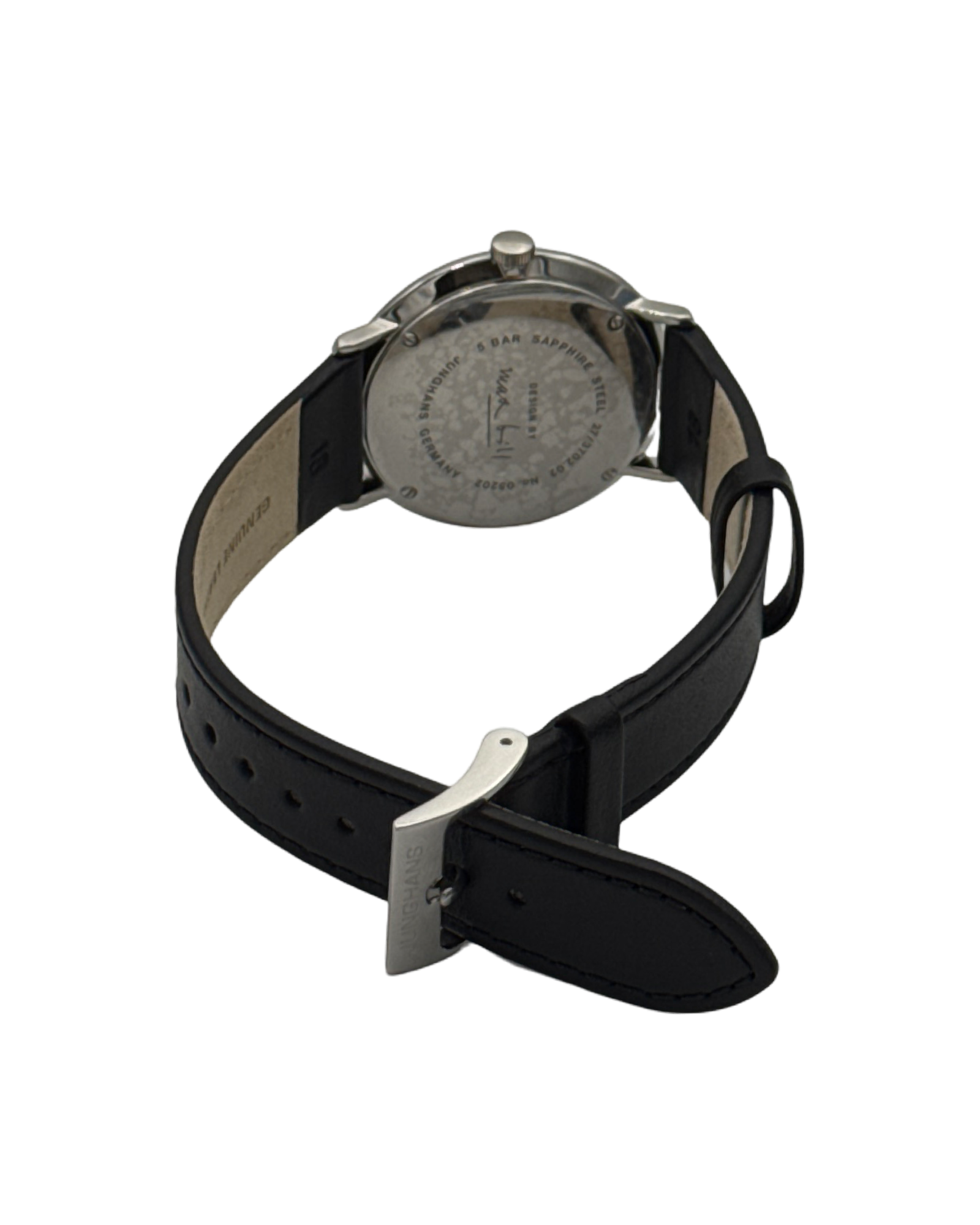 Junghans Max Bill Handaufzug Schwarz