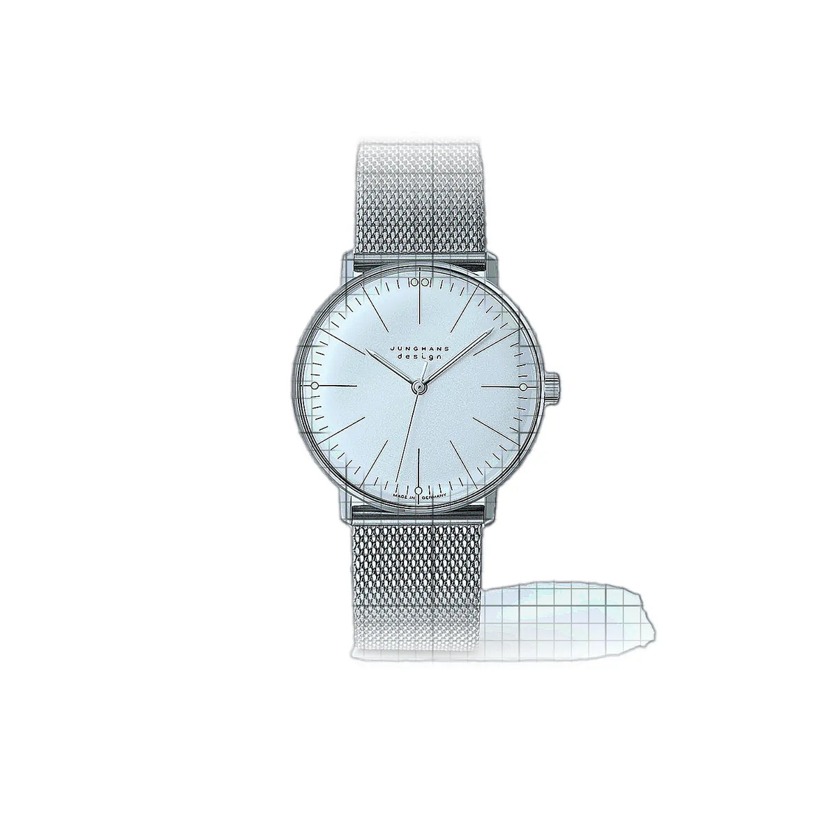Junghans Max Bill 027/3004.46 Silver Dial Stainless steel 34mm Watch
