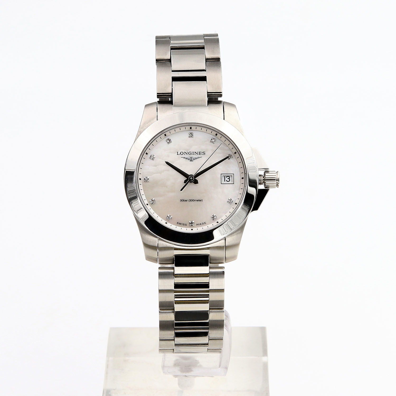 Longines Conquest Quarz Perlmutt