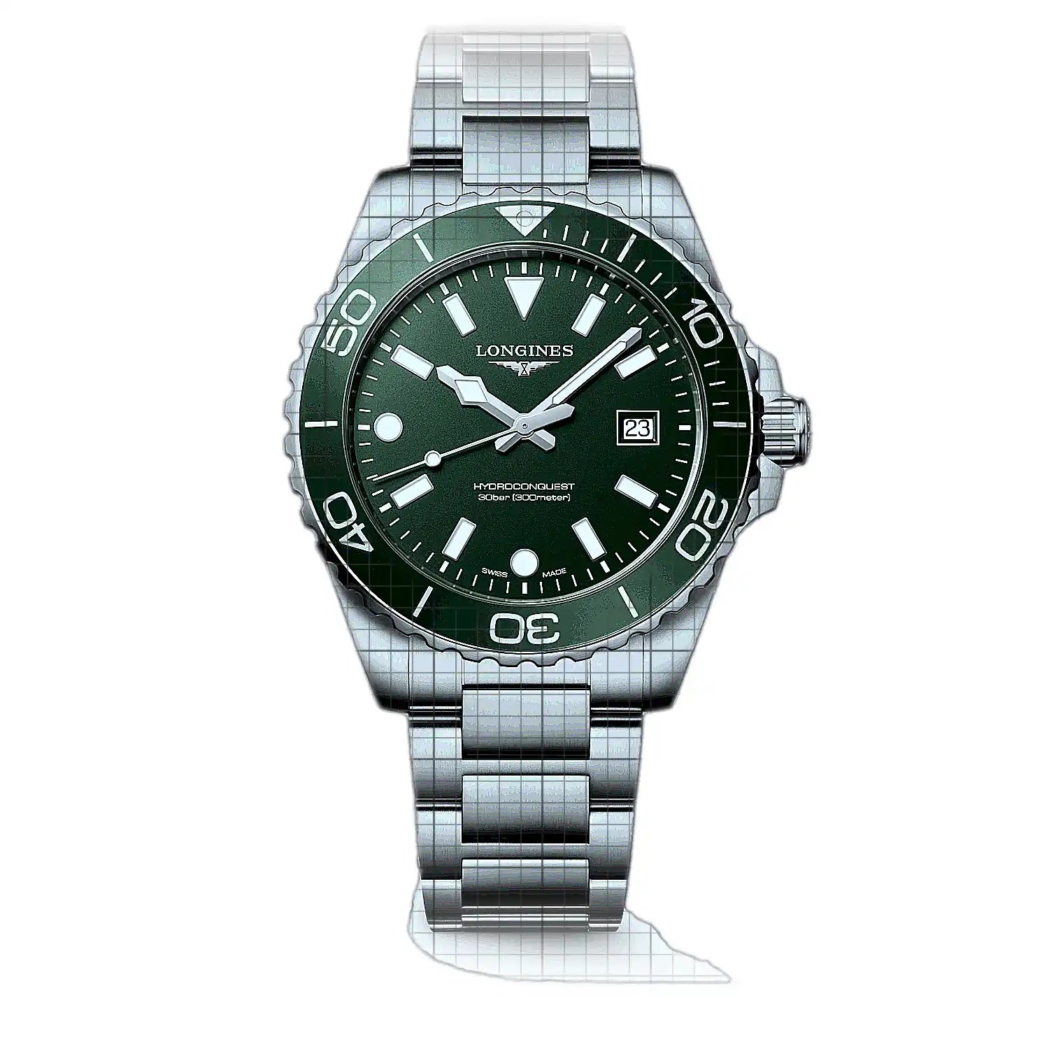 Longines Hydroconquest 42mm green