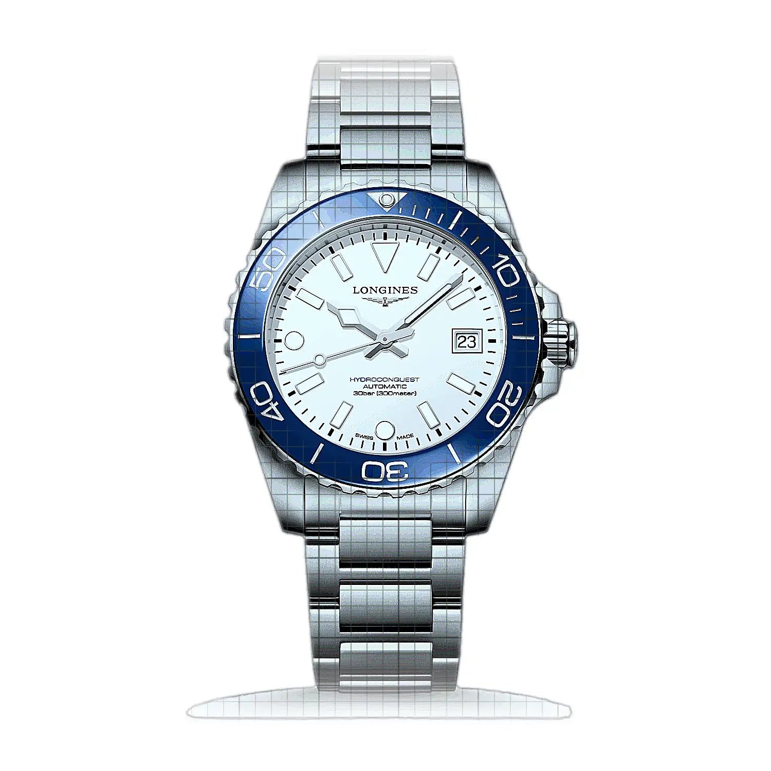 Longines Hydroconquest Sylt Edition L3.779.4.19.6 White Dial Stainless steel 39mm Watch