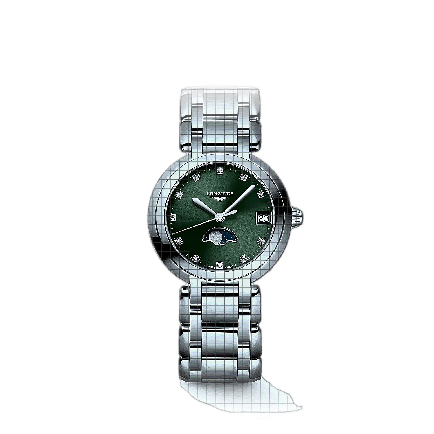 Longines Primaluna Moonphase 30mm Green