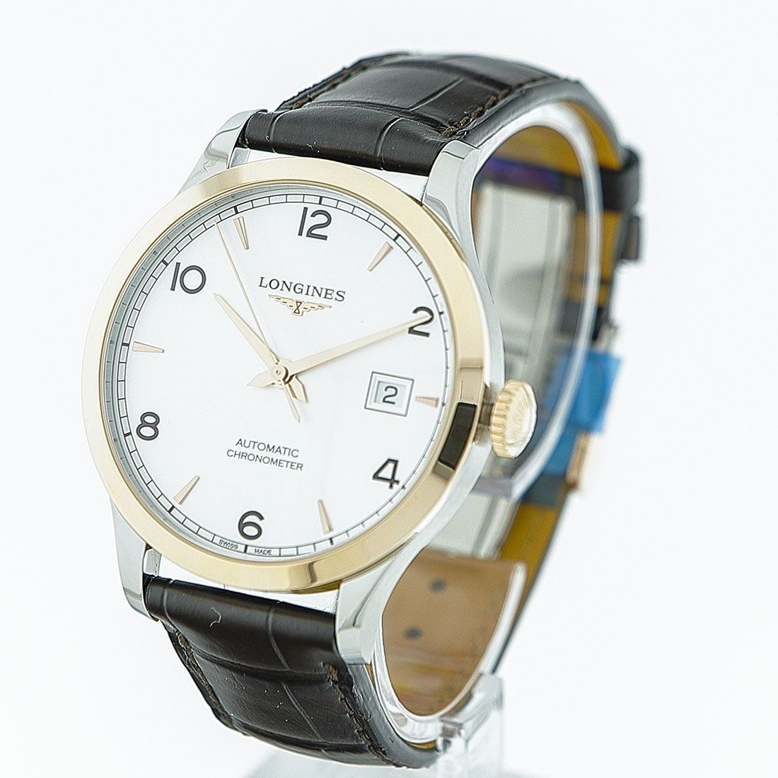 Longines Record Automatic Zilver 38 mm