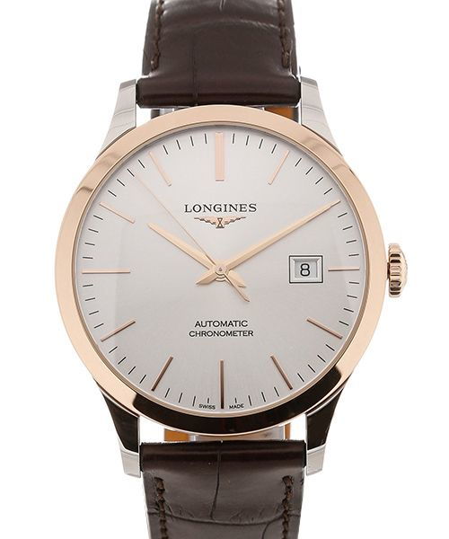Longines Record Automatic Zilver 40 mm