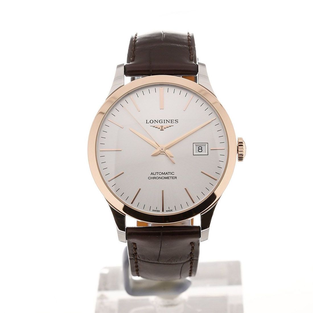 Longines Record Automatic Zilver 40 mm